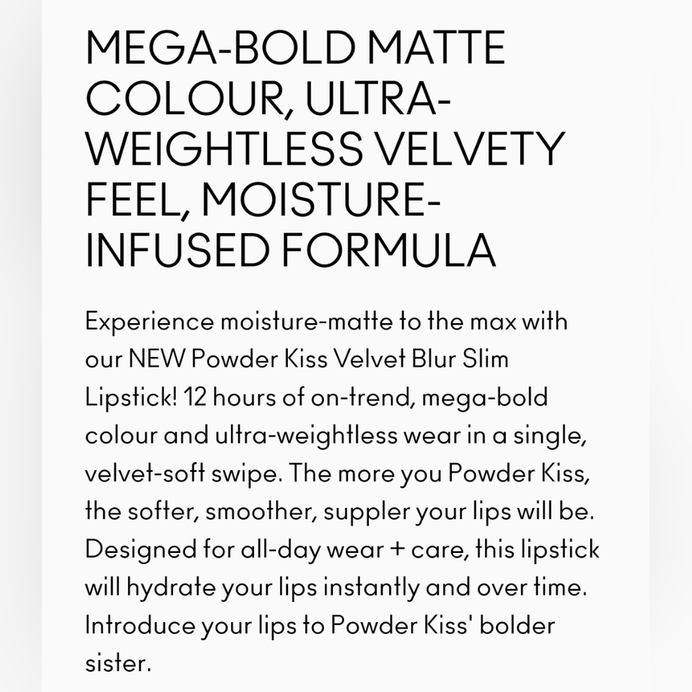 Mac Powder Kiss Velvet Blur Slim Stick | Cinnamon | Brand New in Box | Authentic - Picture 9 of 13
